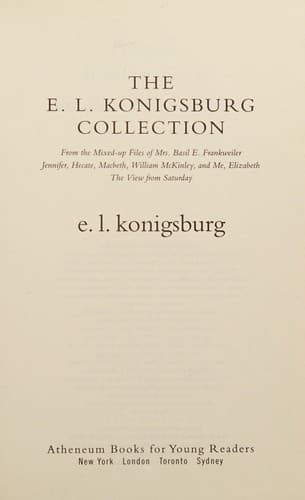 Cover of From the Mixed-Up Files of Mrs. Basil E. Frankweiler