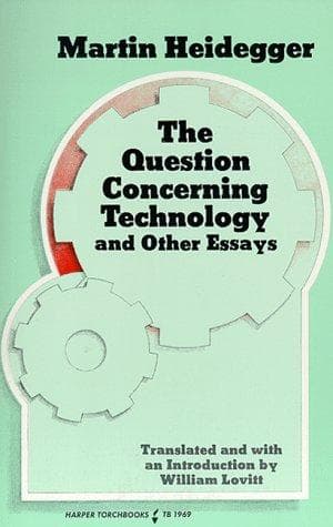 Cover of The Question Concerning Technology and Other Essays