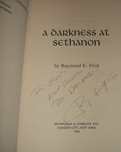 Cover of A Darkness at Sethanon