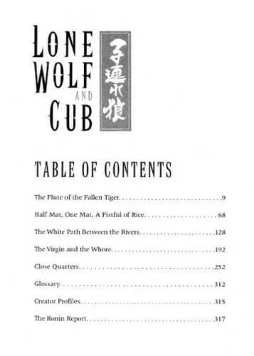 Cover of Lone Wolf and Cub: The Assassin's Road